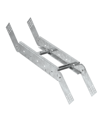 Фотография товара 'IEK Поворот вертикальный шарнирный лестничный LESTA 100х300мм HDZ CPV06-4-100-300-HDZ'