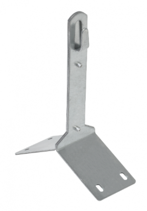 Фотография товара 'IEK Держатель проводника круглого 8-10мм для конька h=110мм оцинкованная сталь ZDP80-11-4-18-110'