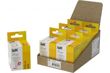 Фотография товара 'IEK LLA-PAR16-10-230-3-GU10-6 Лампа LED ALFA PAR16 софит 10Вт 230В 3000К GU10'