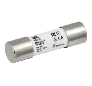 Фотография товара 'IEK Плавкая вставка цилиндрическая ПВЦ 10х38 8А KARAT, MFL10-008'