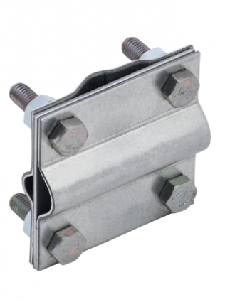 Фотография товара 'IEK Зажим заземления крестообразный стержень-полоса/пруток оцинкованная сталь ZGC33-11-1-16-40'