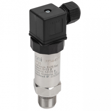 Фотография товара 'IEK PPT-A-ST-025-0-10-3-2 Преобр. давл. PPT20 0,5% 0-25Бар 0-10В M20 DIN43650 ONI'