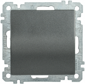 Фотография товара 'IEK Выключатель 1-клавишный ВС10-1-0-Б 10А BOLERO, EVB10-K95-10'