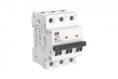 Фотография товара 'IEK AR-M06N-3-L001DC ARMAT Авт. выкл. M06N-DC 3P L 1А'