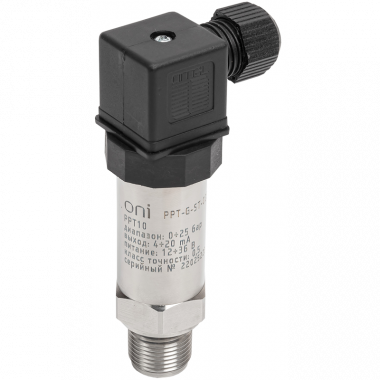 Фотография товара 'IEK PPT-G-ST-025-4-20-3-2 Преобр. давл. PPT10 0,5% 0-25Бар 4-20мА M20 DIN43650 ONI'
