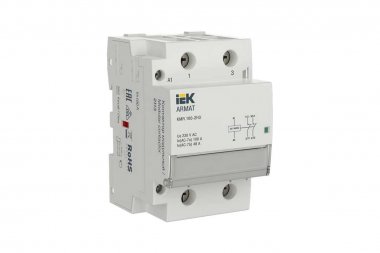 Фотография товара 'IEK AR-KMR20-100-02-024 ARMAT Контактор модульный KMR 100А 24В AC/DC 2НЗ'