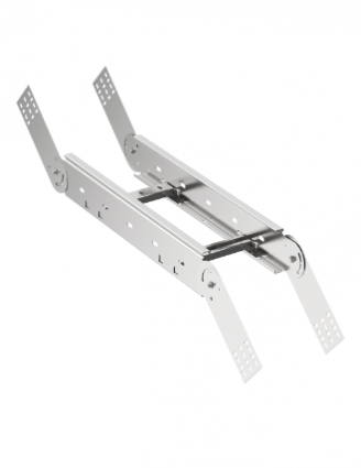 Фотография товара 'IEK Поворот вертикальный шарнирный лестничный LESTA 150х500мм CPV06-4-150-500'