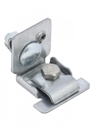 Фотография товара 'IEK Держатель проводника круглого универсальный 6-10мм фальц 0,7-8мм оцинкованная сталь ZDP80-11-2-16-078'