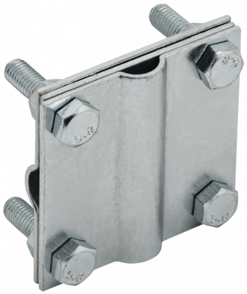 Фотография товара 'IEK ZCC18-11-1-12-40 Зажим крестообразный с разделителем пол./пр.-пол./пр. 40/12мм оц. сталь'