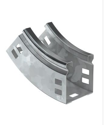Фотография товара 'IEK ESCA Поворот плавный 45град тип В10 50х150мм HDZ CPV51-0-45-050-150-HDZ'