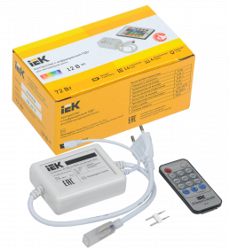 Фотография товара 'IEK Контроллер с ПДУ ИК MONO 1 канал 220В 3А 360Вт, LSC1-MONO-360-IR-20-220-B'