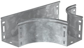 Фотография товара 'IEK Разветвитель Т-образный плавный (тип Г01) ESCA 100х100мм HDZ, CRT01-0-100-100-HDZ'