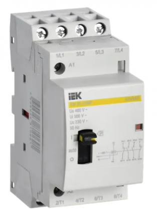 Фотография товара 'IEK Контактор модульный с ручным управлением КМ25-22МР AC KARAT MKK12-25-22'