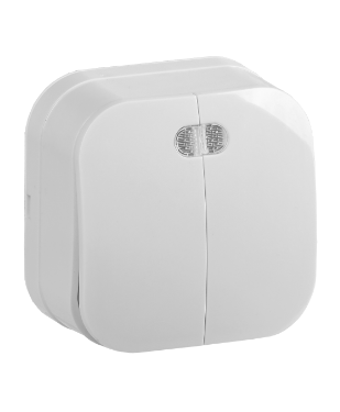 Фотография товара 'IEK Выключатель 2-клавишный для открытой установки с индикацией ВС20-2-1-ХБ 10А GLORY белый EVH21-K01-10'