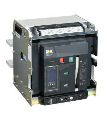 Фотография товара 'IEK ARMAT Воздушный автоматический выключатель выдвижного исполнения 3P F 100кА AR-ACB-3VF-100-2500A-TYCF'
