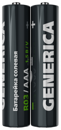 Фотография товара 'IEK ABT-R03-ST-S02-G Батарейка солевая R03/AAA'