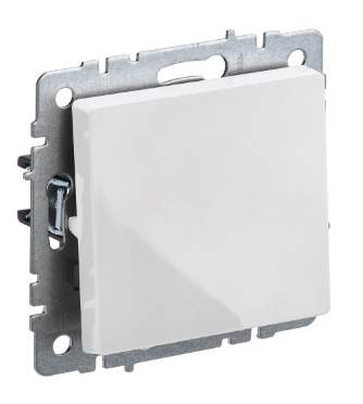 Фотография товара 'IEK BRITE Выключатель 1-клавишный проходной 10А ВС10-1-6-БрБ белый BR-V12-0-10-K01-PRO'