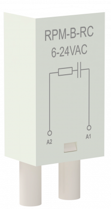 Фотография товара 'IEK RPM-B-RC-AC6-24V Модуль защиты для реле RC-цепь 6-24В AC ONI'