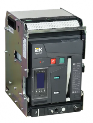 Фотография товара 'IEK ARMAT Воздушный автоматический выключатель выдвижного исполнения 3P типоразмер A 66кА 800А AR-ACB-3VA-066-0800A-TYCF'