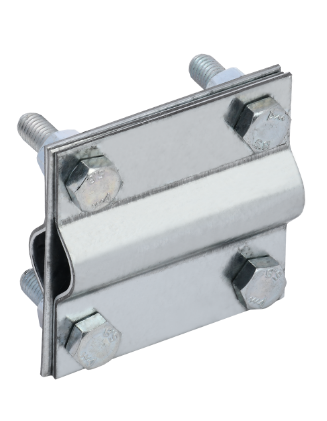 Фотография товара 'IEK Зажим заземления крестообразный стержень-стержень оцинкованная сталь ZGC43-11-1-16'