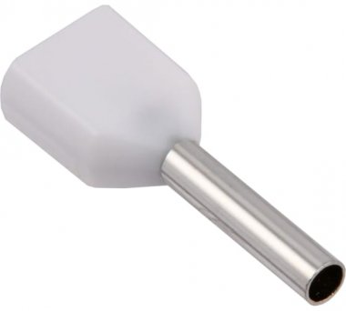 Фотография товара 'IEK Наконечник НШВИ2 0,5-8 с изолированным фланцем (100шт/упак) UGN31-008-D05-100-G'