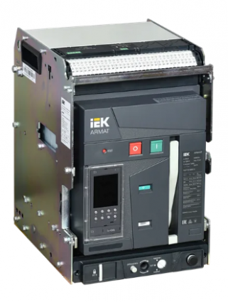 Фотография товара 'IEK ARMAT Воздушный автоматический выключатель выдвижного исполнения 3P типоразмер B 85кА 630А AR-ACB-3VB-085-0630A-TDCF'