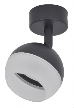 Фотография товара 'IEK LIGHTING Светильник 4011 накладной настено-потолочный под лампу GX53 черный LT-USB0-4011-GX53-1-K02'