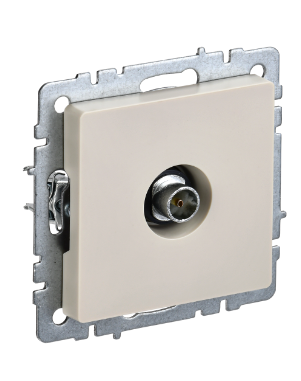 Фотография товара 'IEK BRITE Розетка TV оконечная РТВ11-0-БрКр бежевый BR-A10-O-K10'