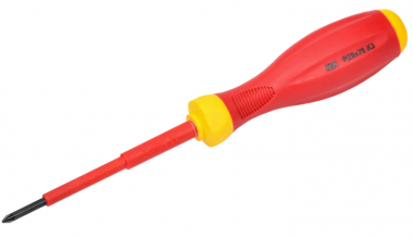 Фотография товара 'IEK ARMA2L 3 Отвертка диэлектрическая PZ0х75 K3 A2L3-SC30-K3-PZ-00-075'