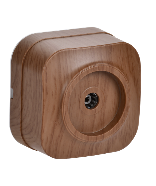 Фотография товара 'IEK Розетка одноместная для открытой установки телевизионная РТВ20-ХД GLORY дуб EAH10-K24'