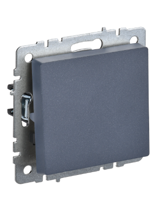 Фотография товара 'IEK BRITE Выключатель 1-клавишный 10А ВС10-1-0-БрМ маренго BR-V10-0-10-K35'