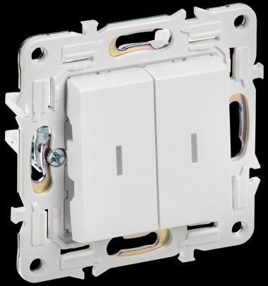 Фотография товара 'IEK SK-V20-1-10-K01 SKANDY Выключ. 2-кл. с инд. 10А SK-V09W'