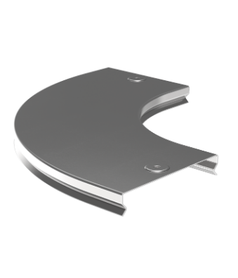 Фотография товара 'IEK Крышка поворота плавного 90град (тип Г01) ESCA 300мм CPG01D-0-90-300-08'