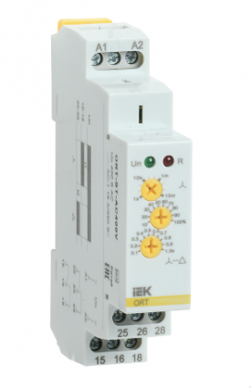 Фотография товара 'IEK Реле пуска звезда-треугольник ORT 400В AС ORT-ST-AC400V'