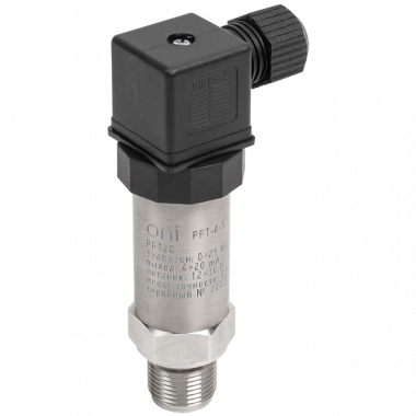 Фотография товара 'IEK PPT-A-ST-025-4-20-3-2 Преобр. давл. PPT20 0,5% 0-25Бар 4-20мА M20 DIN43650 ONI'