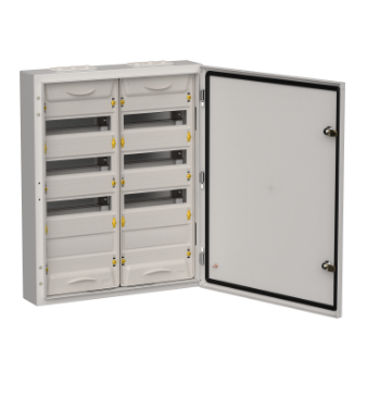 Фотография товара 'IEK TITAN 5 Корпус металлический ЩРн-96 (2х48) 710х570х140мм IP54 серый (одна дверь) TI5-50-N-2X048-54-7035'