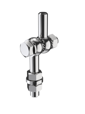 Фотография товара 'IEK Кронштейн выравнивания для молниеприемника L=1-4м ZML10D-MB-06-04'