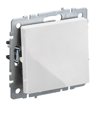 Фотография товара 'IEK BRITE Выключатель 1-клавишный 10А ВС10-1-0-БрБ белый BR-V10-0-10-K01-PRO'