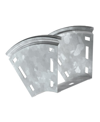 Фотография товара 'IEK ESCA Поворот плавный 45град тип В20 100х200мм HDZ CPV41-0-45-100-200-HDZ'