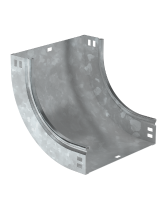 Фотография товара 'IEK ESCA Поворот плавный 90град тип В10 80х300мм HDZ CPV51-0-90-080-300-HDZ'