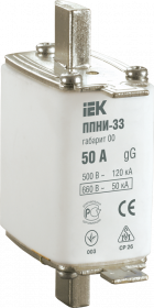 Фотография товара 'IEK Плавкая вставка предохранителя ППНИ-33, габарит 00С, 12А, DPP11-012'