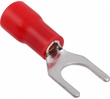 Фотография товара 'IEK Наконечник НВИ 1,25-5 вилка 0,5-1,5мм (100шт/упак) UNL10-D15-4-5-G'