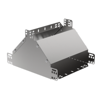 Фотография товара 'IEK Ответвитель Т-образный вертикальный вверх 50х400 HDZ CLM50D-OVV-050-400-HDZ'