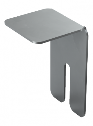 Фотография товара 'IEK Держатель двускатной крышки лотка h=50/80мм CKD50D-DK-050-080'