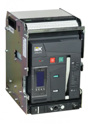 Фотография товара 'IEK ARMAT Воздушный автоматический выключатель выдвижного исполнения 3P типоразмер A 66кА 630А AR-ACB-3VA-066-0630A-TYCF'