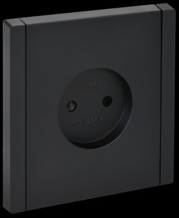 Фотография товара 'IEK FP-R13-10-K02 FORTE&PIANO Роз. без з/к с з/ш в/к 10А FP117'