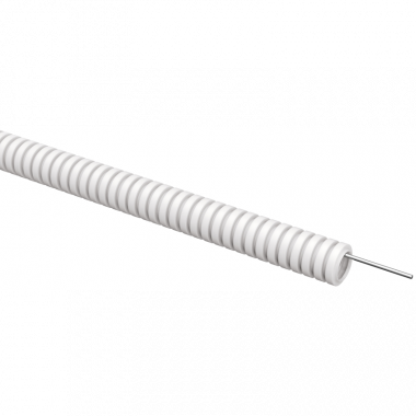 Фотография товара 'IEK ET-TG21-121-016-100-K01 ELASTA Труба гофр. ПВХ d=16мм с зондом'