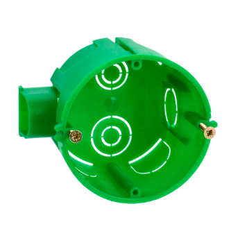 Фотография товара 'IEK Коробка установочная КМ40004-10 блочная для твердых стен D=68х45мм (со стыковочным узлом) UKT10-068-045-000-A-S'