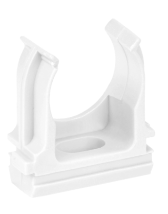 Фотография товара 'IEK ELASTA Держатель с защелкой CF25 белый ET-TA00D-CF-025-K01-010'