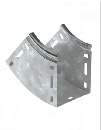 Фотография товара 'IEK ESCA Поворот плавный 45град тип В10 100х200мм HDZ CPV51-0-45-100-200-HDZ'